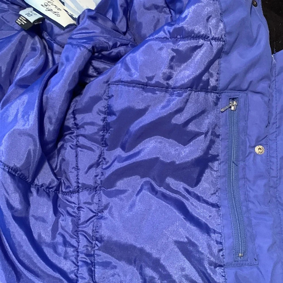 Obermeyer northern lights thermolite size 10 purple periwinkle ski coat Davos - Picture 14 of 15